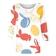 thumbnail image 5 of TaTaai Women‘s Fashion Casual 3/4 Sleeve Printing Round Neck Spring/Summer T-Shirt Blouse Tops Gift, 5 of 5