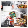 thumbnail image 5 of Bahomeck Pot Holder 4Pcs,Variety Of Cacti And Succulents Are Arranged In Colorful Pots Square Heat Resistant Hot Pads For Kitchen Cooking Oven With Hanging Loop Potholder Easy To Store, 5 of 5