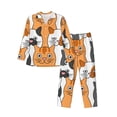 thumbnail image 1 of Fotbe Funny Cats Pijama de Hombre con Estampado de Manga Larga, Conjunto de 2 Piezas, Ropa de Dormir Suave y Cómoda con Bolsillos-XX-Large, 1 of 7