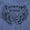 Carolina Blue, variant on Country Strong Cute Angels Wings Star Plus Size Crewneck Graphic Tee Shirt Brisco Brands 3X