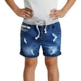 thumbnail image 6 of Boys Summer Shorts Casual Elastic Waist Embroidered Denim Five Pocket Cargo Shorts For Kids Comfortable Breathable Outdoor Play Kids Shorts Boys Clothes, 6 of 7