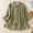 c01Yellow, variant on Cotton 3/4 Sleeve Button Down Shirts for Women Gingham Plaid Striped Tops V Neck Casual Loose Women's Blouse Yellow XXL