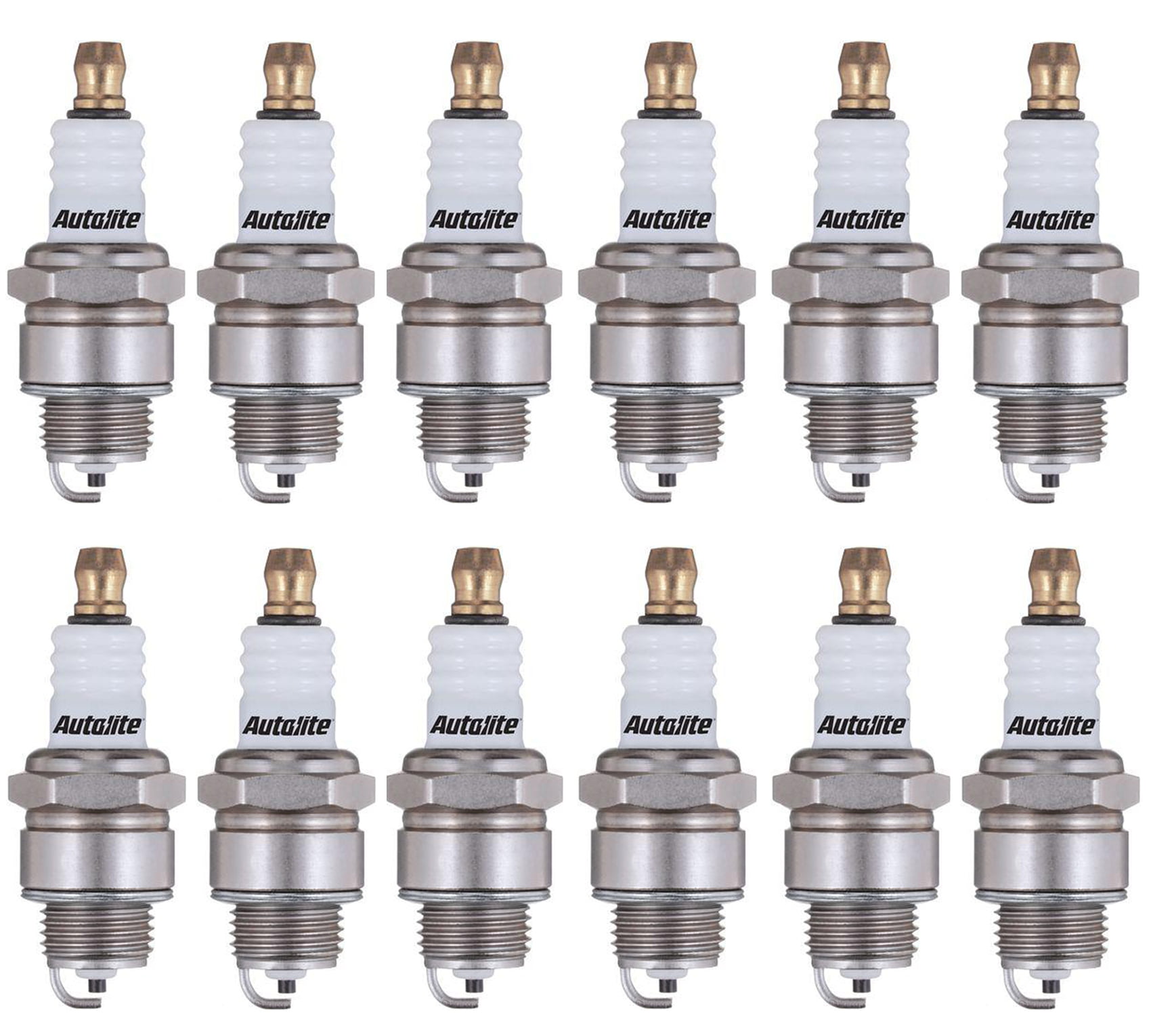Autolite Small Engine Copper Core Spark Plugs # 458-12PK 12 Pack 