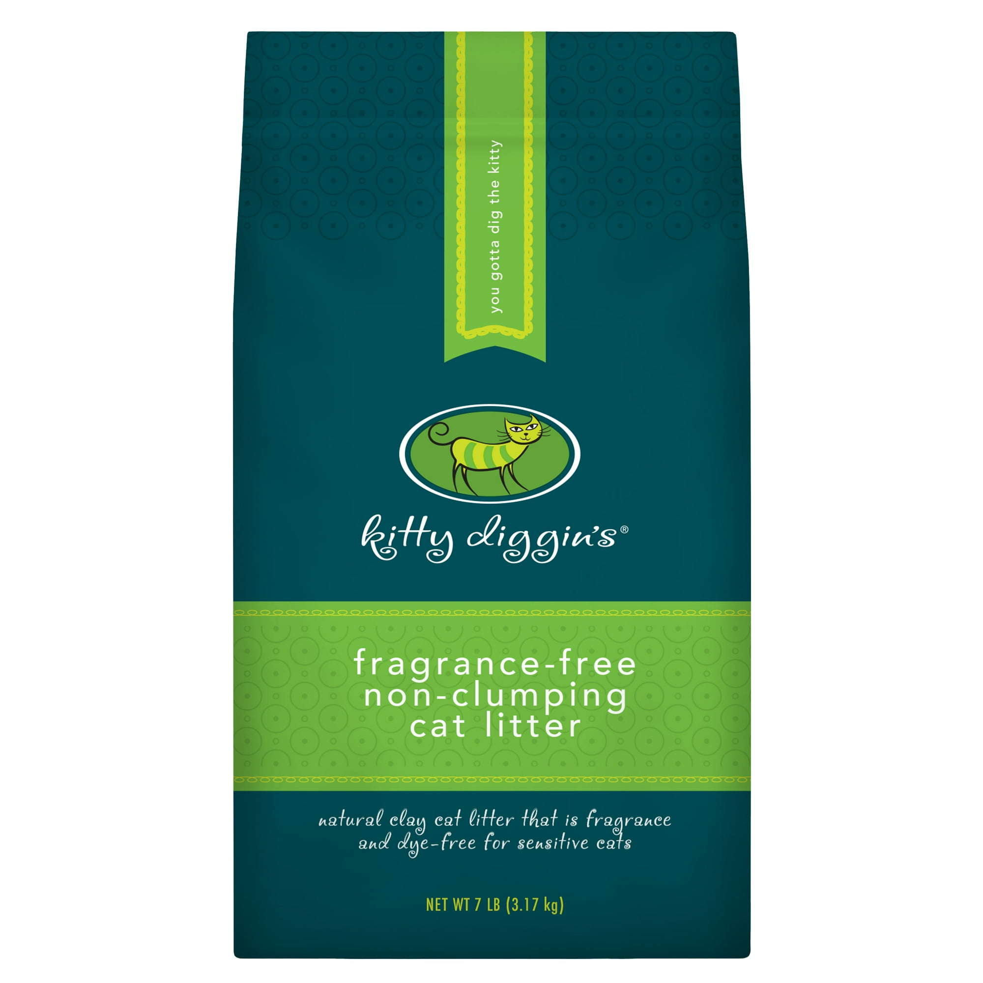 Kitty Diggin's Fragrance-Free Cat Litter, 7 lbs