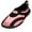 Black Pink, variant on Women's Drawstring Aqua Sock Adjustable Water Shoe Beach Slip On