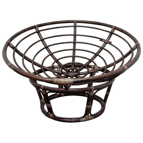 Bali 42-inch Rattan Papasan Chair Replacement Frame (Cushion not Included)