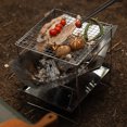 thumbnail image 4 of Soporte para hoguera fogón portátil para acampar quemador de leña para exteriores para patios traseros al aire libre, 4 of 9