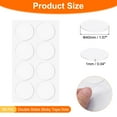 thumbnail image 2 of 80pack Double Sided Sticky Tape Dots, Adhesive Two Sided Round Dots for Craft, Decoration, 1.57" x 0.04", 2 of 7
