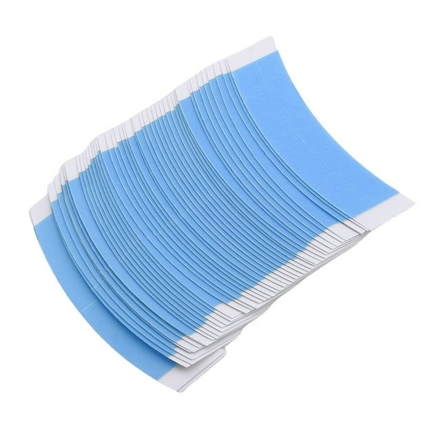 50 Pcs Double Sided Wig Tape, Invisible, Sweat Proof Adhesive Lace Front Tape for Secure Wig and Hairpiece Application