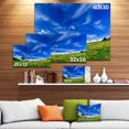 thumbnail image 3 of Spring Landscape Green Fields - Landscape Canvas Art Print, 3 of 4