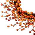 thumbnail image 6 of Northlight Artificial Berries Fall Harvest Twig Wreath - 14" - Orange and Red - Unlit, 6 of 10