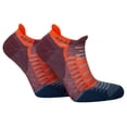 thumbnail image 5 of Hilly Active Socklet Min Socks - Burgundy/Orange, 5 of 6
