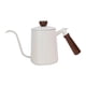 thumbnail image 2 of Hervidor de cuello de cisne de 600 ml, hervidor de café manual, tetera para café y té, de acero inoxidable Blanco, 2 of 9