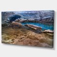 thumbnail image 2 of Brilliant Turquoise Melt Pool - Landscape Canvas Art Print, 2 of 3