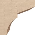 thumbnail image 3 of 10"W x 10"D x 10"H Wide Monterey Rough Cedar Woodgrain TimberThane Corbel, Primed Tan, 3 of 6