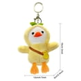 thumbnail image 4 of Llavero Pato Dibujos Animados Peluche Lindo Suave () Amarillo, 4 of 6