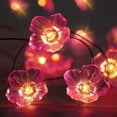 thumbnail image 1 of Pink Cherry Blossom String Light 3D Flower LED Light Battery Powered, Waterproof Decoration, 1 of 5