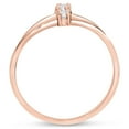 thumbnail image 6 of SuperJeweler Three Diamond Spray Promise Ring In Rose Gold For Women, 6 of 6