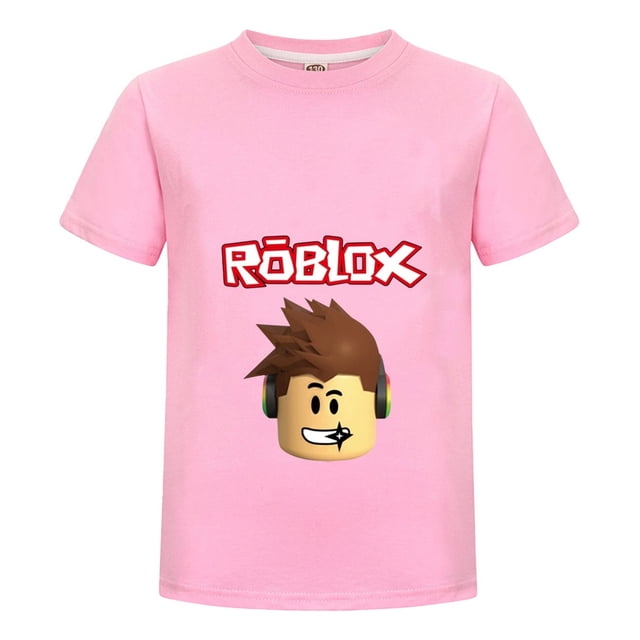 Camiseta Gamer de Roblox para Niño , Playera Infantil de Algodón con Estilo Casual, Ropa de Verano para Regalar