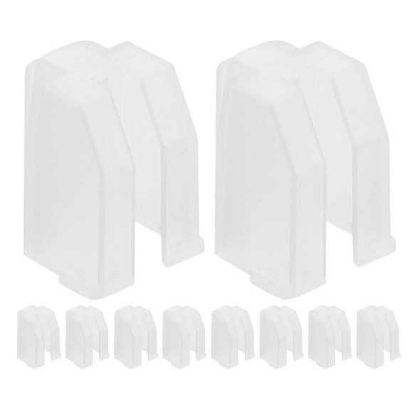 EXHUMKY Turntable Needle Protector 10pcs Plastic Anti-Static Covers for Record Player Stylus