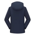 thumbnail image 5 of Cmfcve Rain Jacket for Women Waterproof Lightweight Windbreaker Jacket with Hood Packable Zipper Raincoat with Pockets M-4XL, 5 of 7