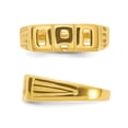 thumbnail image 2 of Mens DAD Ring in Yellow Plated Polished Sterling Silver, 2 of 4