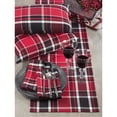 thumbnail image 3 of Saro Lifestyle Jarret Collection Classic Plaid Design Cotton Table Runner 16"x90", 3 of 3