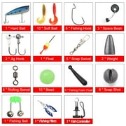 OUTGOO Kids Fishing Pole with Spincast Reel Telescopic Fishing Rod Combo Full Kits for Boys, Girls, and Adults