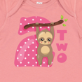 thumbnail image 4 of Inktastic Pink Sloth 2nd Birthday Girls Baby Bodysuit, 4 of 5