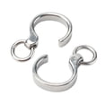 thumbnail image 3 of 10pcs Bird Foot Ring Stainless Steel Outdoor Parrot Flying Accessory for Birds Training10#, 3 of 9