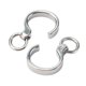 thumbnail image 5 of Anillo para Patas de Pájaro 10 Piezas de Acero Inoxidable Pinzas para Patas de Loro Accesorios para Actividades de Entrenamiento de Moscas Al Aire Libre para Pájaros ANGGREK Otros, 5 of 8