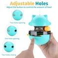 thumbnail image 4 of Cat Toys, Interactive Toys for Cats, Cat Snack Ball with Adjustable Opening and Two Rolling Balls, 4 of 6