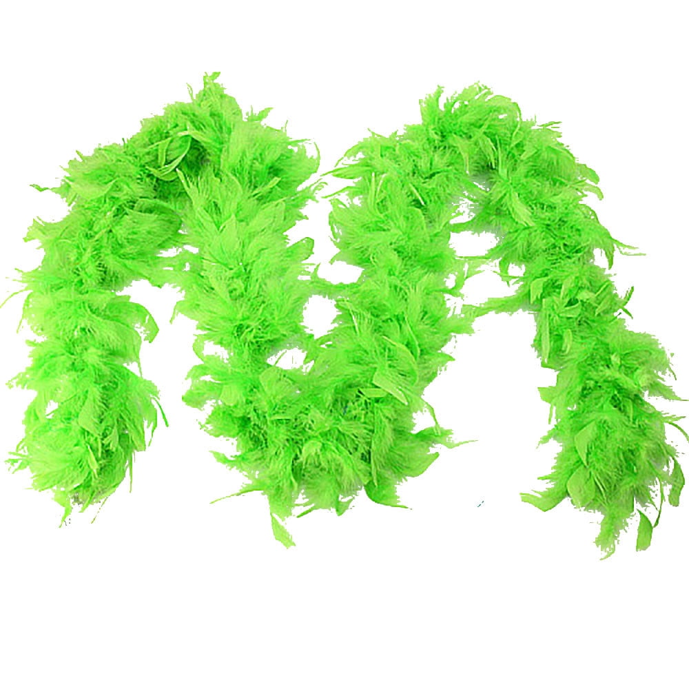 solacol White Feather Boa Feather Boa White Boas for Party Quality White Feather Boa Flapper Hen Night Burlesque Dance Party Show Costume