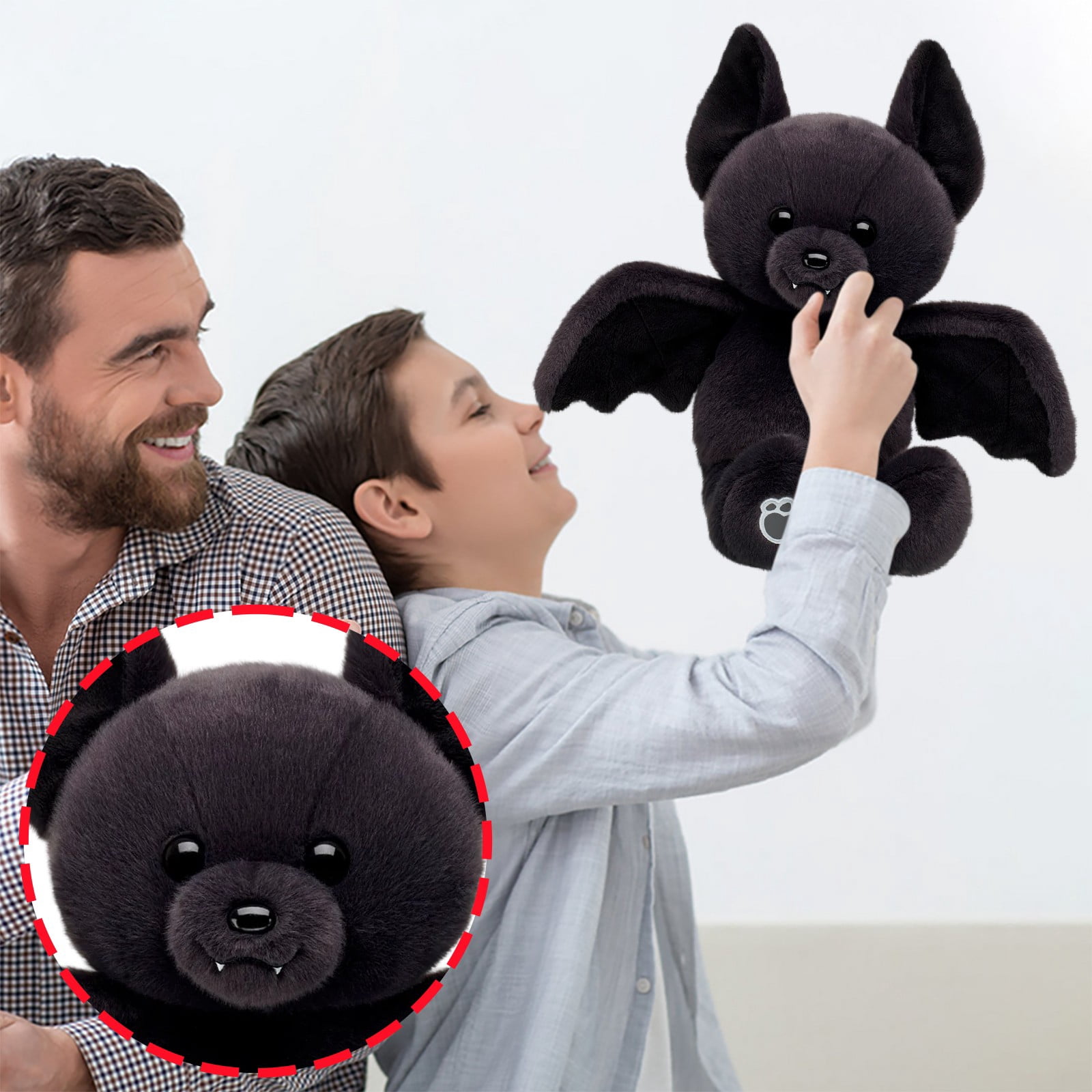 Peluche Chauve-souris Articulée Halloween - 30cm, Build A Bear Style - Neuf, Jouet Mignon Et Effrayant