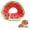 Watermelon, variant on Soft Dog Cone Collar for Dogs After Surgery, Adjustable Dog Recovery Cone Collar for Medium Small Puppy Dogs and Cats to Stop Licking (Donut S)