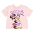 thumbnail image 2 of Disney Daisy Duck Minnie Mouse 2 Pack T-Shirts Toddler to Big Kid, 2 of 5