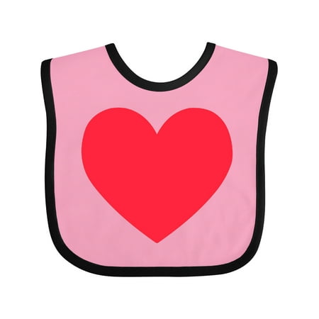 

Inktastic Valentine s Day Red Heart Gift Baby Boy or Baby Girl Bib