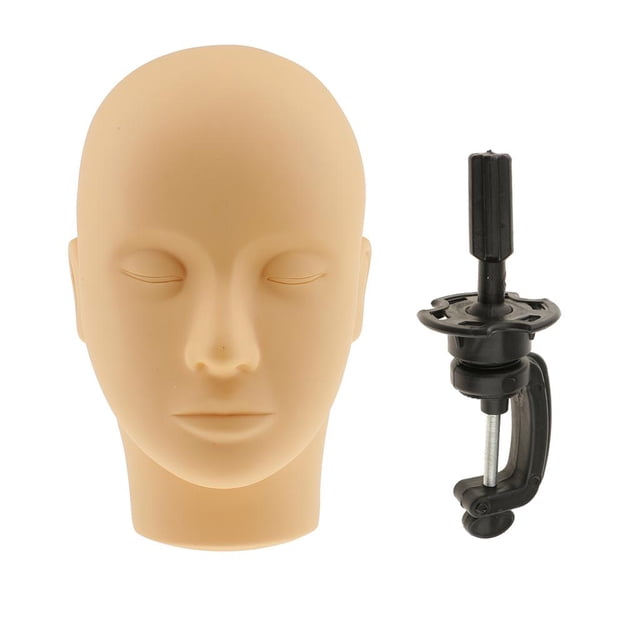 Profesional de silicona suave extensión de ñas práctica entrenamiento maniquí ñas modelo de cabeza de maniquí con soporte de abrazade Macarena cabeza de maniquí