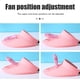 thumbnail image 5 of Sombrero con visera con ventilador, protección solar, viseras superiores vacías, ventilador recargable con velocidades ajustables para niños y adultos, 5 of 9