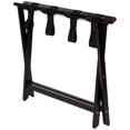 thumbnail image 4 of Casual Home 30 Inch Heavy Duty Extra Wide Foldable Luggage Rack, Espresso, 4 of 10