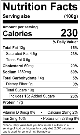 Seltzer's Lebanon Bologna, Sealed pack, Serving Size 2 Slices (48g), 8g of Protein per Serving.