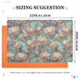 thumbnail image 6 of Yayeee Doormat for Inside 20"x32" Absorbent Low-Profile Washable Non-Slip Rubber Backed Entryway Rug, Colorful Water Lilies Pattern, 6 of 8