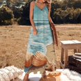 thumbnail image 2 of Beach Seashell Starfish Fine Art Sleeveless Dress Summer Dress Woman 2025, 2 of 7