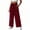 *Red, variant on VBVC Women's Drawstring Wide Leg Pants, Casual Breathable Palazzo Trousers For Women, Ladies' Comfy Summer Beach Lounge Pants with Pockets,Red,S-4XL
