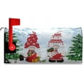thumbnail image 3 of Winter Gnome Magnetic Mailbox Cover Christmas Xmas Mailbox Cover Magnetic Mailbox Wraps Post Letter Box Cover Garden Standard Size 21 X 25 inch, 3 of 6