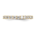thumbnail image 4 of 14k Yellow Gold Round Cut Diamond Eternity Wedding Band Anniversary Ring Size 6 - 1.50 Ct., 4 of 5