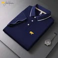 thumbnail image 2 of Polo Uni 2025 pour Hommes, Col Polo, Manches Courtes, Été 2025, Décontracté, 2 of 6
