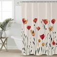 thumbnail image 4 of Home Decor Modern Luxury Bathroom Curtain Flower Gradient Shower Curtains Waterproof Bath Curtains, 4 of 5