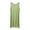 Green A, variant on Asxite Womens Pajamas Solid Crew Neck Tank Top Side Slit Rayon Dress Loose Casual