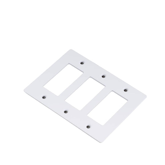 Buster Punch Npl-023587 Wall Plates Triple Rocker Switch Outlet - White